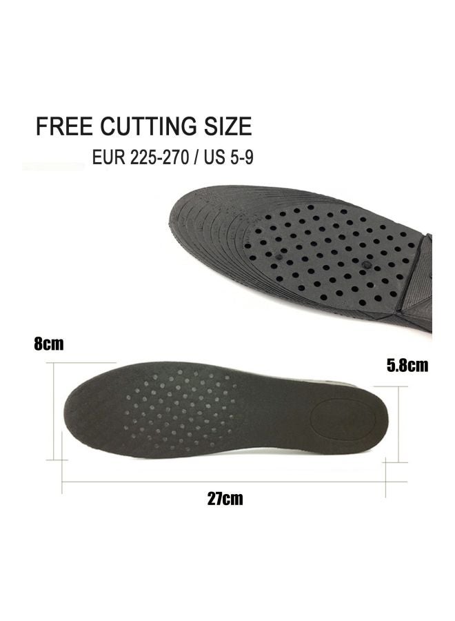 OUTAD Adjustable Height Increase Heel Lift Inserts Black - Image 5