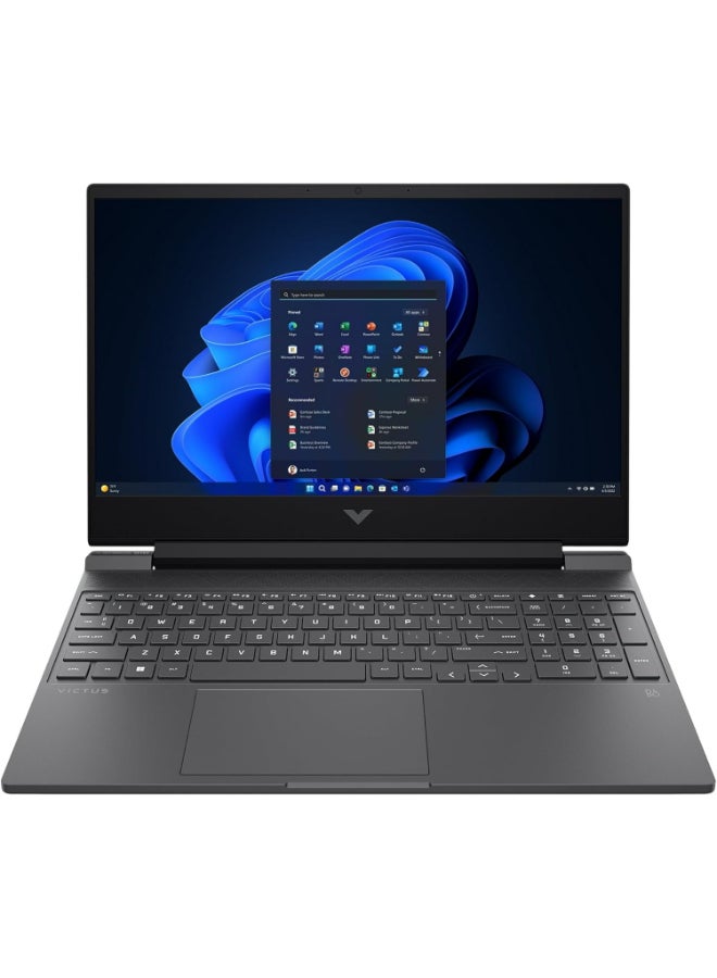 حاسوب محمول Victus 15 مع شاشة 15.6 بوصة، معالج Core i5-13420H/16GB RAM/1TB SSD/6GB NVIDIA GeForce RTX 4050 رسومات/Windows 11 Pro إنجليزي ميكا فضي