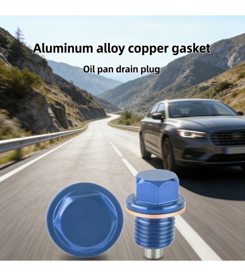 2pcs M12x1.25 Anti Rust Alloy Magnetic Oil Drain Plug With Sealing Gasket For Toyota Nissan Infiniti Lexus Subaru - Image 4