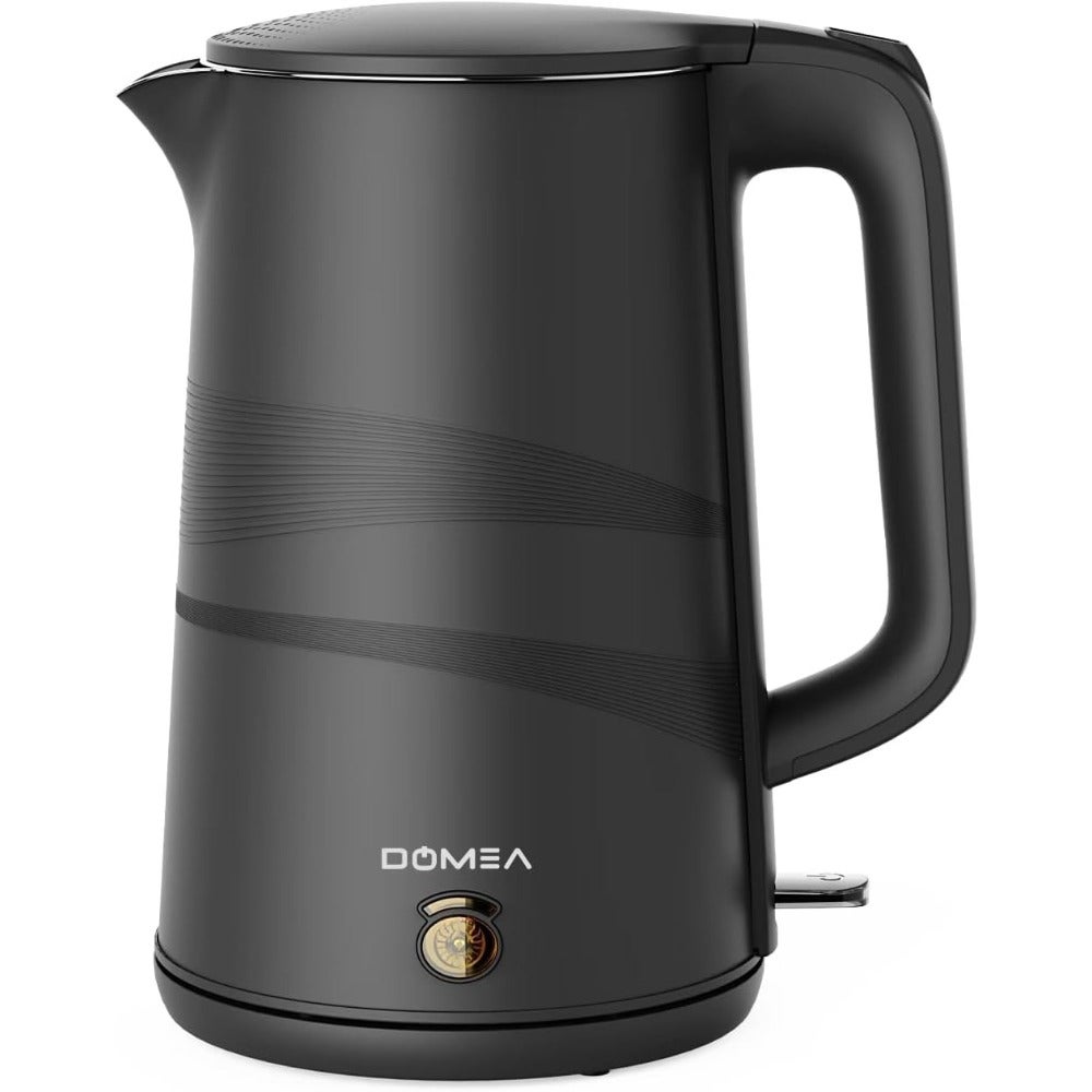 Electric Kettle, 1.7 L, 1500W Cordless Jug, 360° Rotational Base, LED Illumination, Auto Cut-Off, Cool Touch Exterior, Overheat Protection, Stainless Steel Body, Ideal for Home and Office, Black