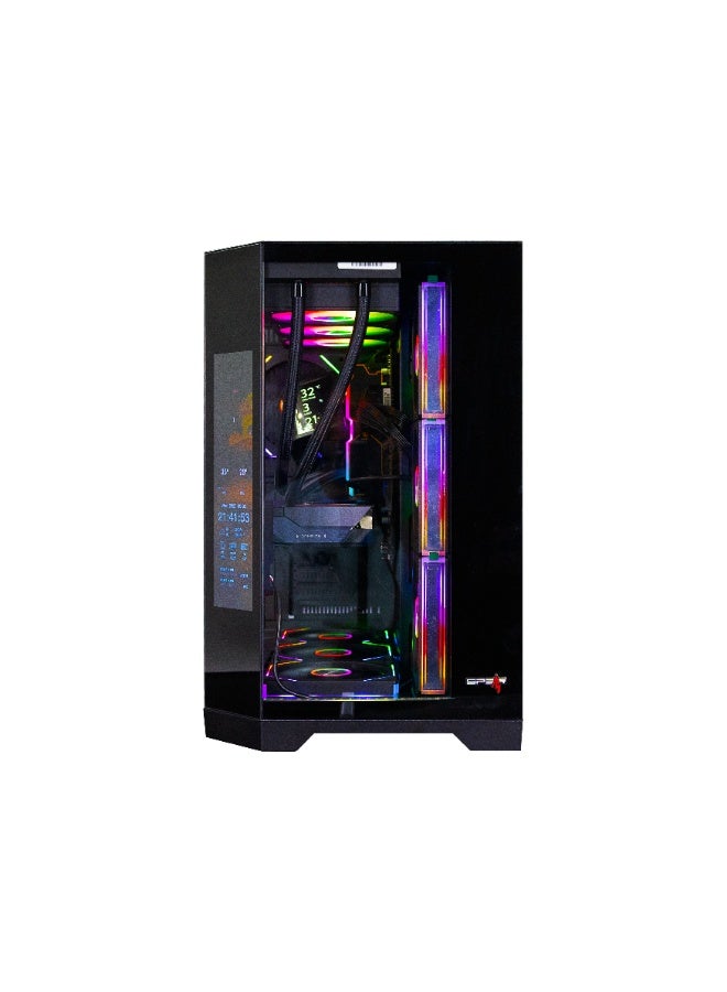 Spear Pc Gaming PRO – Intel Core i5-14400F, RTX 5060 8GB Triple-Fan, 32GB DDR5, 1TB NVMe SSD 3300MB/s, 700W 80+ PSU, 360mm Curved Liquid Cooler, ARGB Case with 7 Fans & Corner Display, Windows 11 Pro Black - Image 3