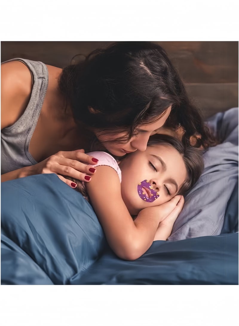 Sleep Strips for Kids Mouth Breathing Child Anti Snoring Sleeping Mouth Strips Kids Mouth Tape for Sleeping Gentle Mouth Closure Support Adenoid Face Prevention Non Woven Fabric 30 Pcs - Image 5