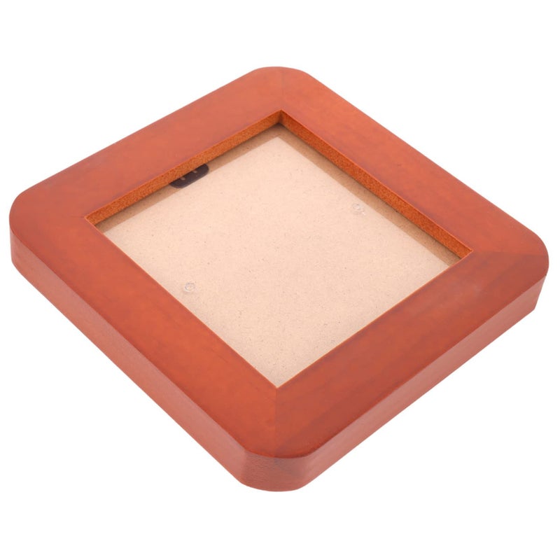 Wooden Square Photo Frame Tabletop Decor Picture Display In Assorted Colors - Image 2