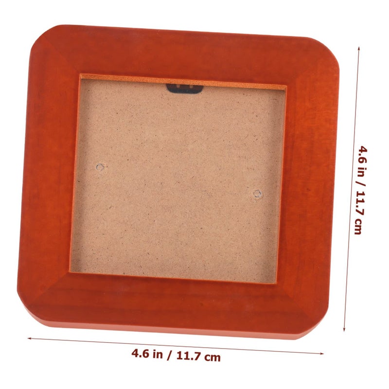 Wooden Square Photo Frame Tabletop Decor Picture Display In Assorted Colors - Image 3