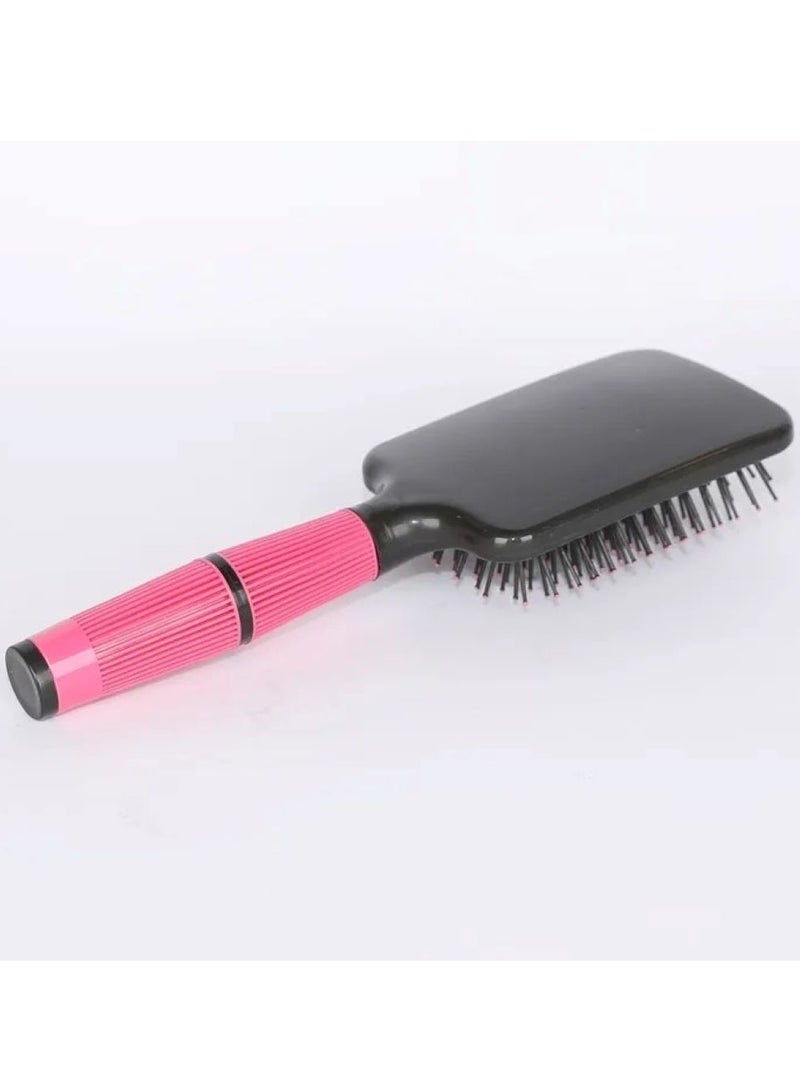 Multicolor Rectangular Plastic Hair Brush - Image 3