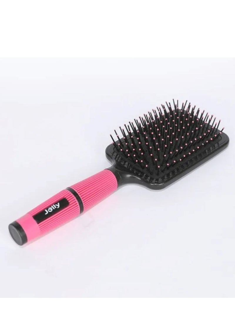 Multicolor Rectangular Plastic Hair Brush - Image 2