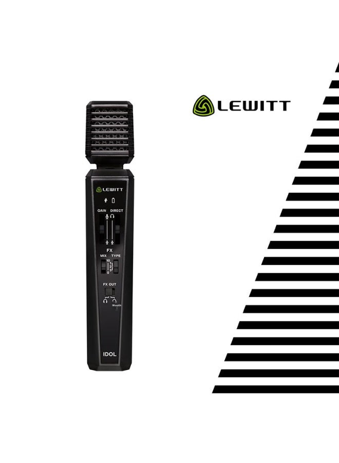Lewitt Idol Condenser Microphone Sound Card Kit, Compatible With Phones And Computers, For Singing And Karaoke, All-In Karaoke Recording Microphone, Built-In Sound Card, Complete Set - Image 4