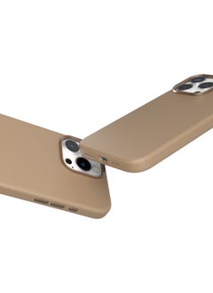 LEVELO iPhone 16 Pro Max MagSafe Case Iris Liquide Silicone Cover/ Built-in Kick Stand/ Metal Camera Ring / Hybrid Construction/ Impact Resistant Corners - Rose Gold  - Image 5