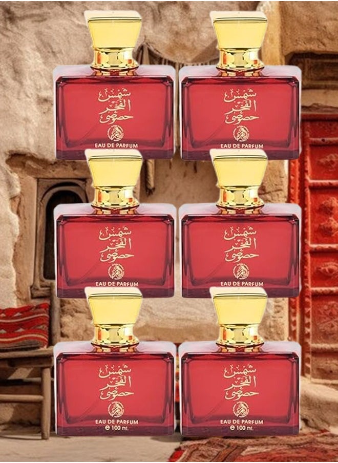 Al Fakhr - 6 Pieces Shams Al Fakhar Khususi Perfume EDP 100ML - Image 1