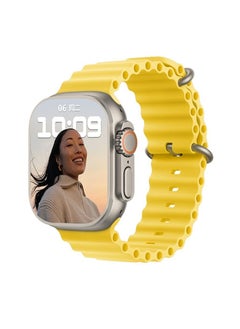 Ultra Smart Watch T800 Ultra Health Fitness Tracker Sport Watch 49MM-Yellow  - Image 1
