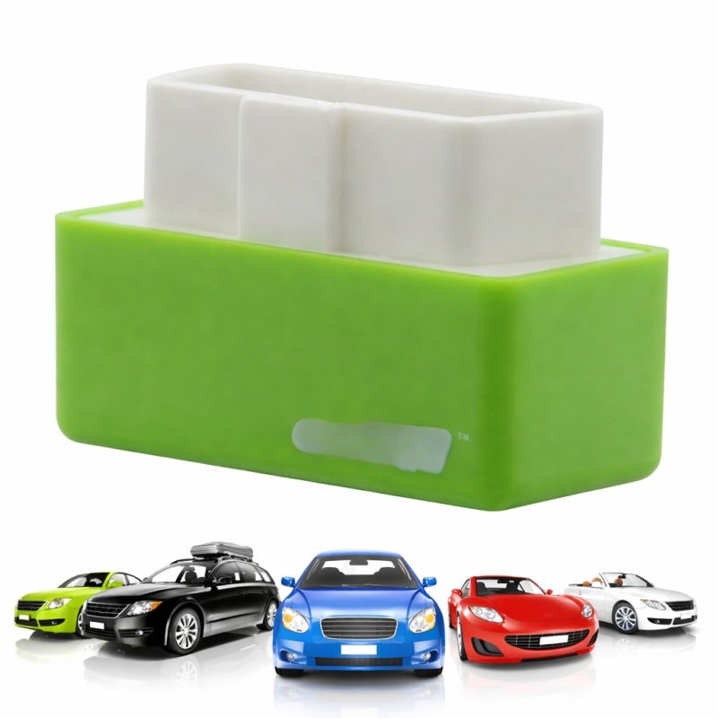 EcoOBD2 Green Nitro OBD2 Chip Tuning Box Plugged into OBD2 Connector - Plug Drive Ready Performance Increase - Fuel Saving for Car ECU - Image 1