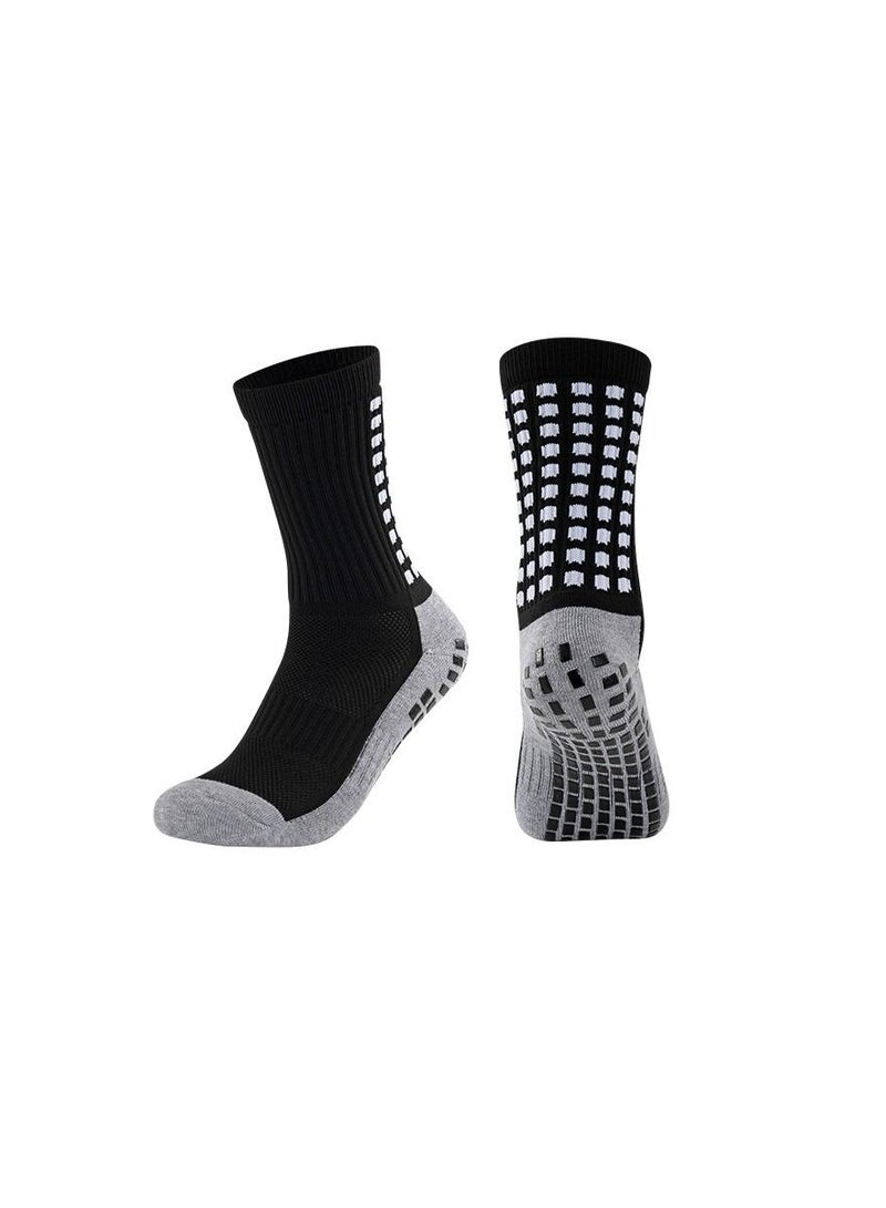 Loquat Anti Slip Mid Calf Sport Socks 