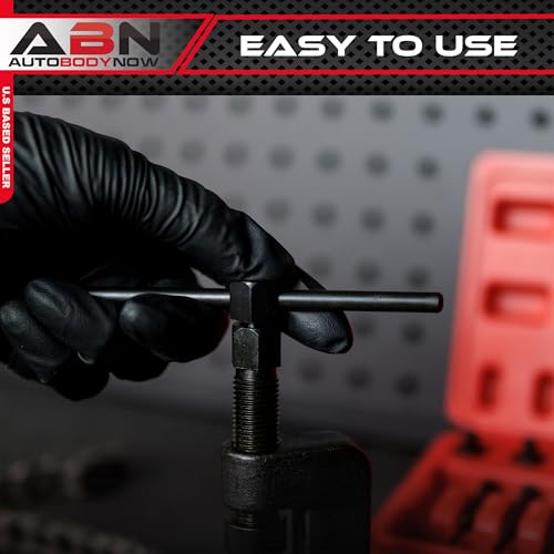 ABN Chain Breaker Tool Kit with Storage Case - 13 Piece Rivet and Roller Chain Link Removal Tool for 35 to 630 Motorcycle, Bike, ATV Chains - Image 4