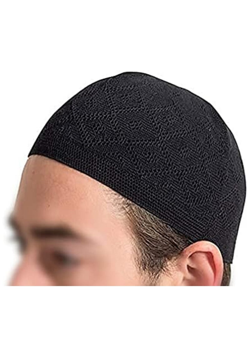 Cap Mens Muslim Designer Stretchable Prayer Topi