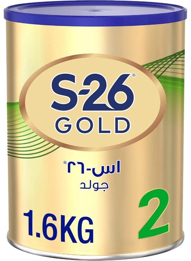 S26 نستله جولد المرحلة 2 حليب متابع، من 6 إلى 12 شهر، 1.6 كجم - Image 1