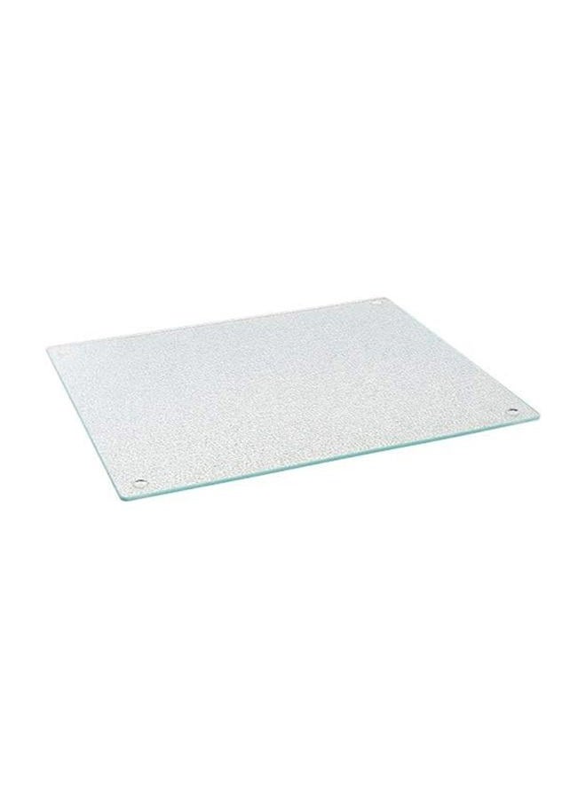Farberware 78624-10 Farberware Glass Utility Cutting Board, 12-Inch-by-14-Inch, 12" x 14", Clear - Image 1