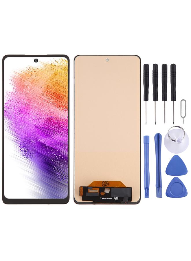 بديل لشاشة TFT LCD لهاتف Samsung Galaxy A73 5G SM-A736B، محول رقمي كامل التجميع، لا يدعم التعرف على بصمة الإصبع - Image 1