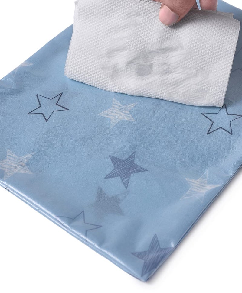 Mi Arcus Waterproof & Reusable Wet Bag with Zipper Closure for Carrying Wet Baby Innerwear/Briefs and Toiletries – Travel-Friendly, Blue - Image 4