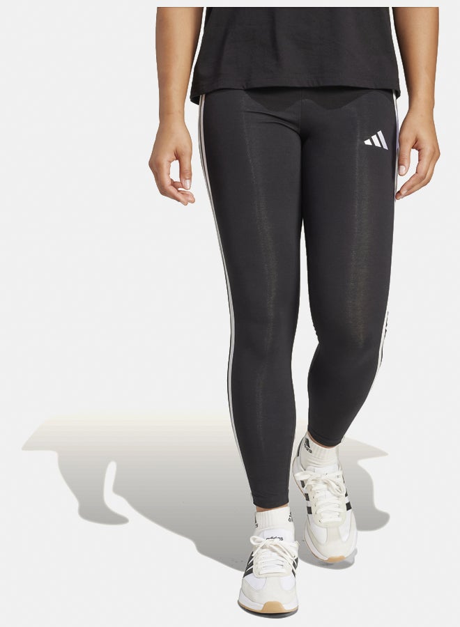 Adidas essentials 3-stripes cotton women's leggings  - Image 1