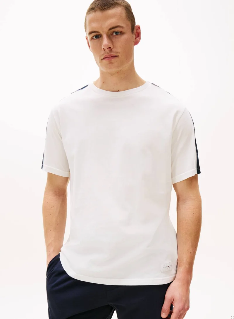 TOMMY HILFIGER TH Established Stripe Sleeve Lounge T-Shirt