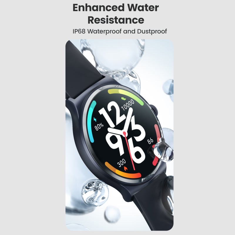 Smart Watch IP68 Waterproof with 100 Workout Modes - Stylish Watch Faces Customizable Fitness Smartwatch for Adult Sleep Monitoring - Image 5