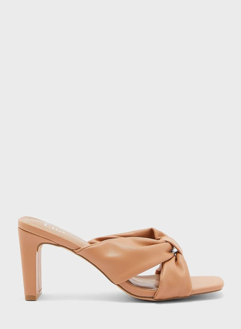 ELLA Bow Detail Mule Sandal