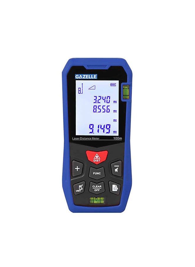 Gazelle 100 Meters Handheld Digital Laser Distance Meter With Red Laser 