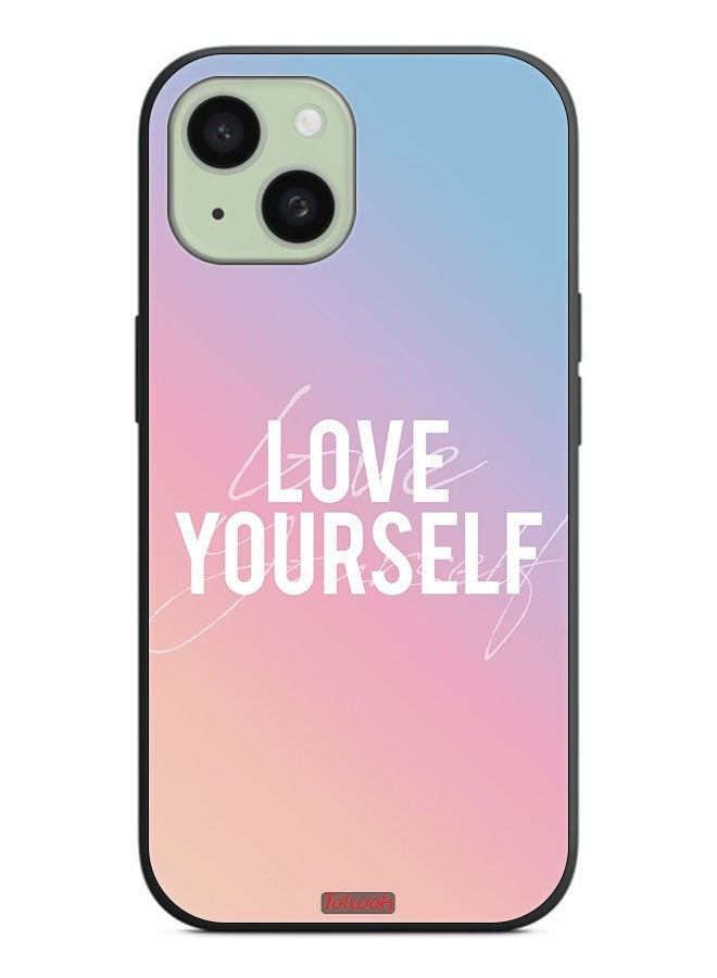 Tolwak Apple iPhone 15 Protective Case Cover Love Yourself - Image 2