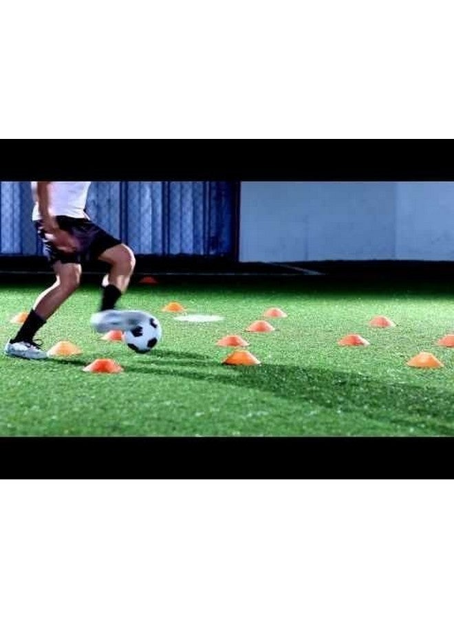 IWIN SpaceMarkPack50 Plastic Training Space Marker Cones Set, 2 inch Set of 50 (Multicolour) - Image 2