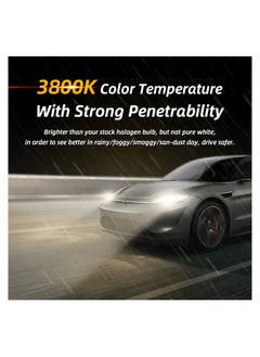 Y&D 4PCS H11 Halogen Bulb, Low Beam Headlight Fog Light Replacement High Brightness Bulb 150% Enhanced Illumination Durable Headlamp Night Driving Safety for Standard 711 55W  - Image 5