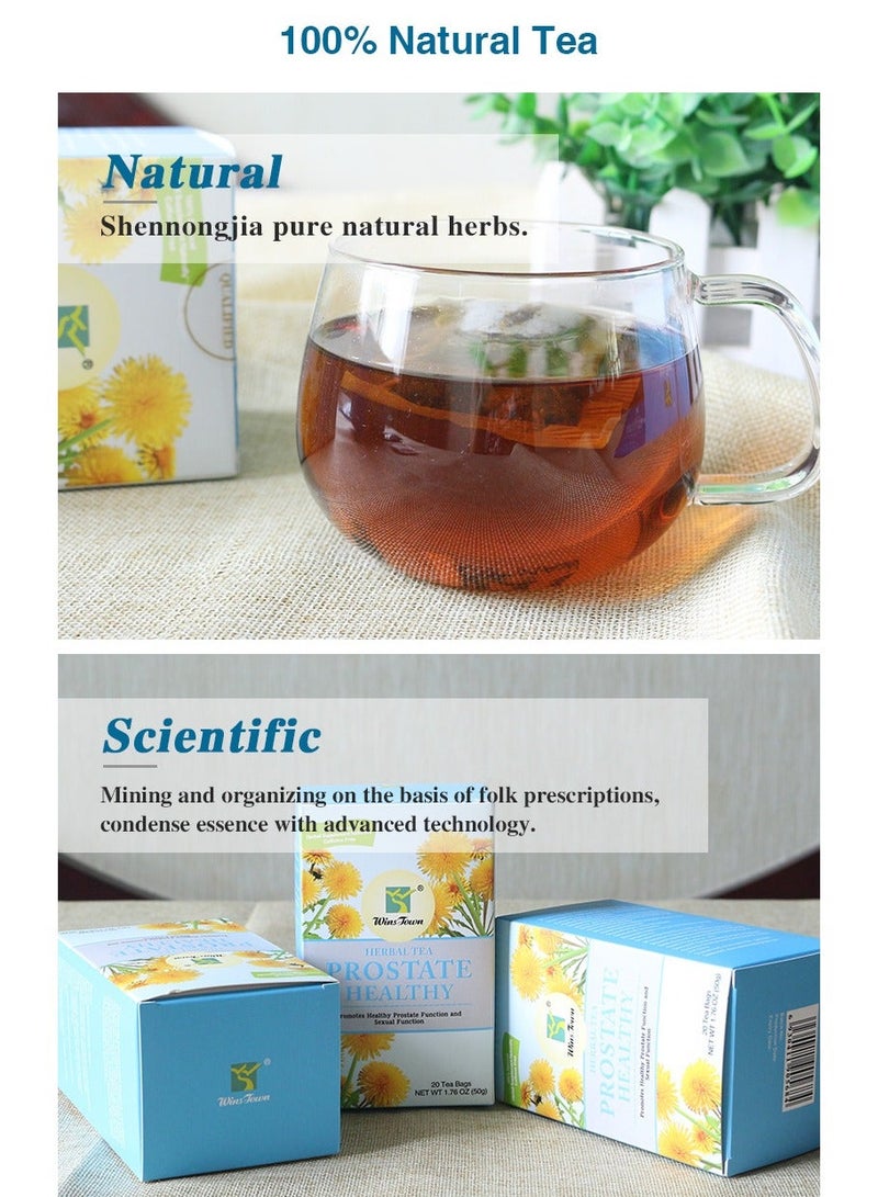Wins Town Prostate Healthy Herbal Tea(2.5g*20bags) - Image 5
