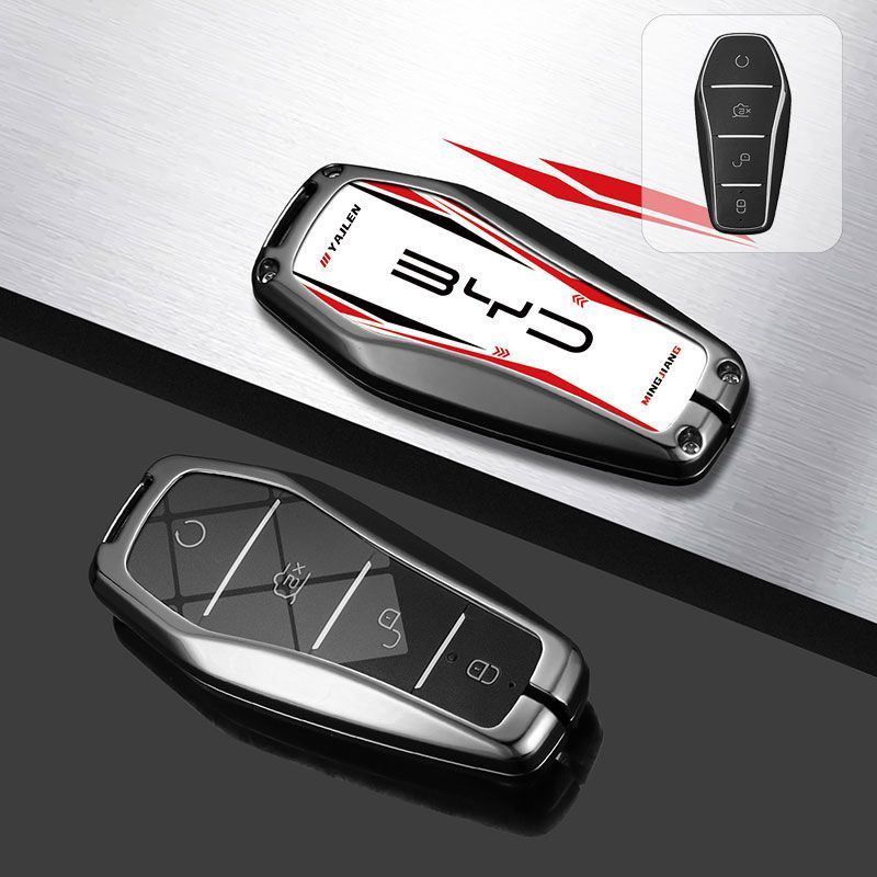 BYD Han Key Cover for 2023 Models - Compatible with Dolphin, Seagull, Song Pro, Yuan Plus, Tang, Qin Plus DMi, EV & Car Accessories - Image 1