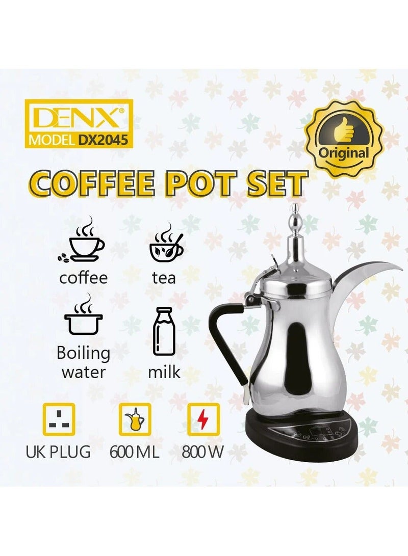 دينكس غلاية قهوة DX2045 800 واط 600 مل لتحضير مشروباتك الساخنة - Image 3