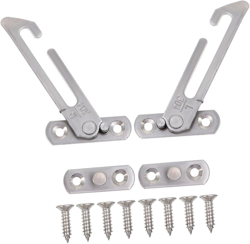 Stainless Steel Window Lock Child Safety Restrictor For Upvc Sliding Casement Doors - Image 2