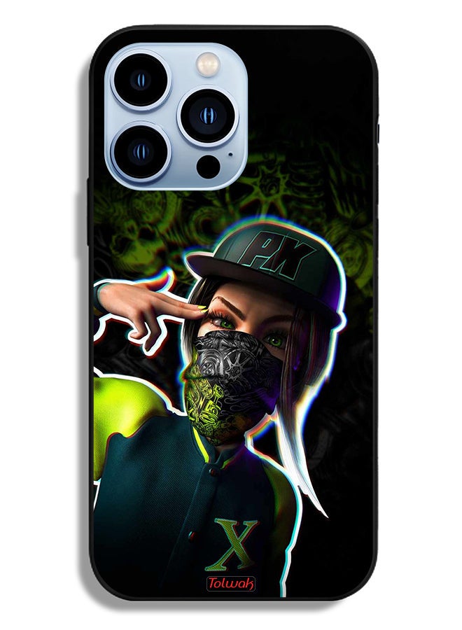 Tolwak Apple iPhone 13 Pro Protective Case Girls Aesthetic Art - Image 2