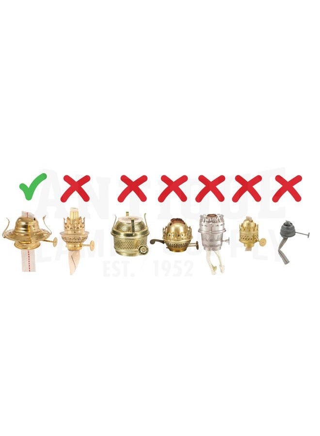 B&P Lamp #2 Kerosene Lamp Burner (Brass) - 2 Pack - Image 5