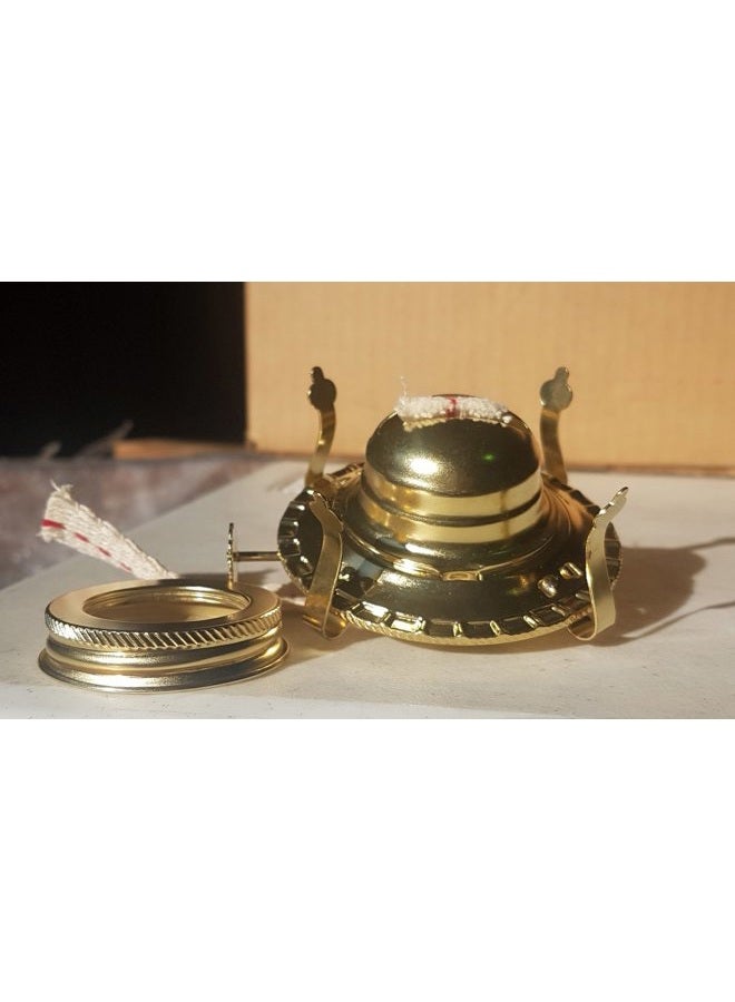 B&P Lamp #2 Kerosene Lamp Burner (Brass) - 2 Pack - Image 3