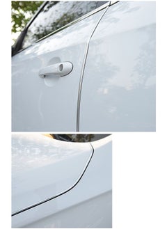 Ant Car Door Anti Scratch Edge Guards Universal U Shape Custom Chrome Plated DIY Moulding Trim Strip Line for Sedan Car Pickup Air Vent Door Edge Decoration Silver  - Image 5