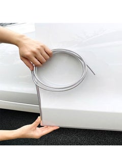 Ant Car Door Anti Scratch Edge Guards Universal U Shape Custom Chrome Plated DIY Moulding Trim Strip Line for Sedan Car Pickup Air Vent Door Edge Decoration Silver  - Image 2