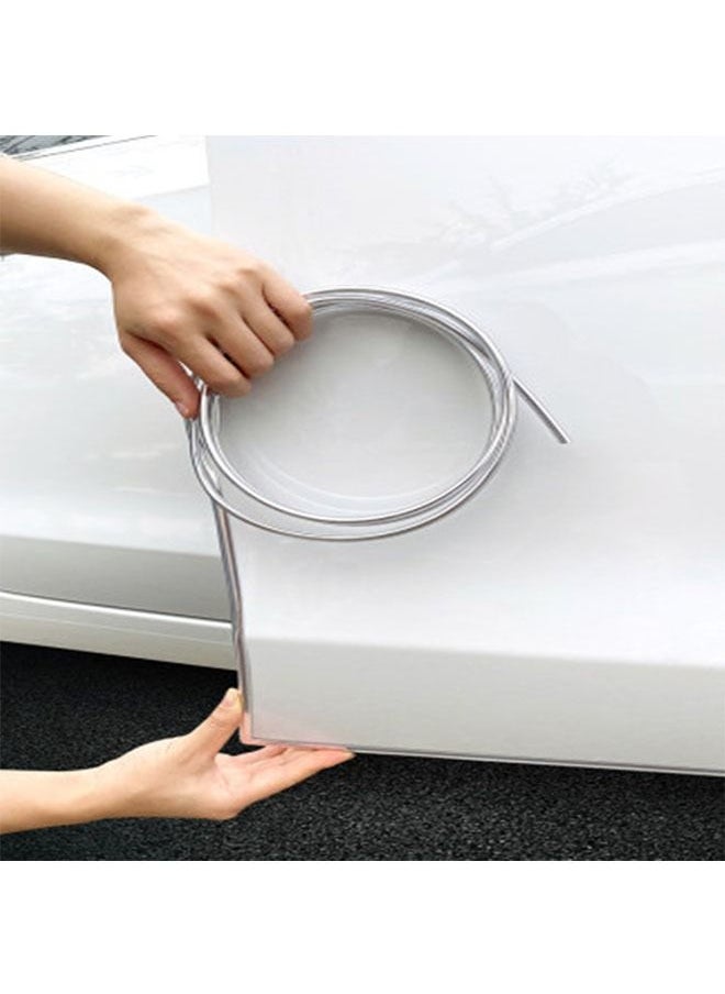 Ant - Car Door Anti Scratch Edge Guards Universal U Shape Custom Chrome Plated DIY Moulding Trim Strip Line for Sedan Car Pickup Air Vent Door Edge Decoration Silver - Image 1