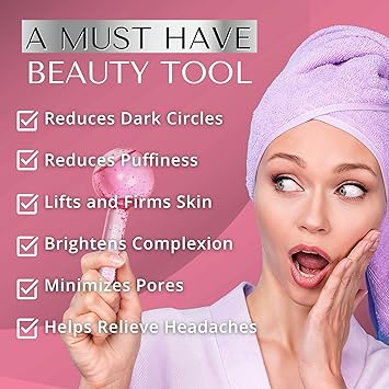 DERMAWORKS 2Pack Ice Globes for Face Eyes Cooling Facial Massage Tools for Dark Circles Puffiness Wrinkles Fine Lines Cryotherapy Beauty Globes for Lymphatic Drainage Skin Tightening - Image 2