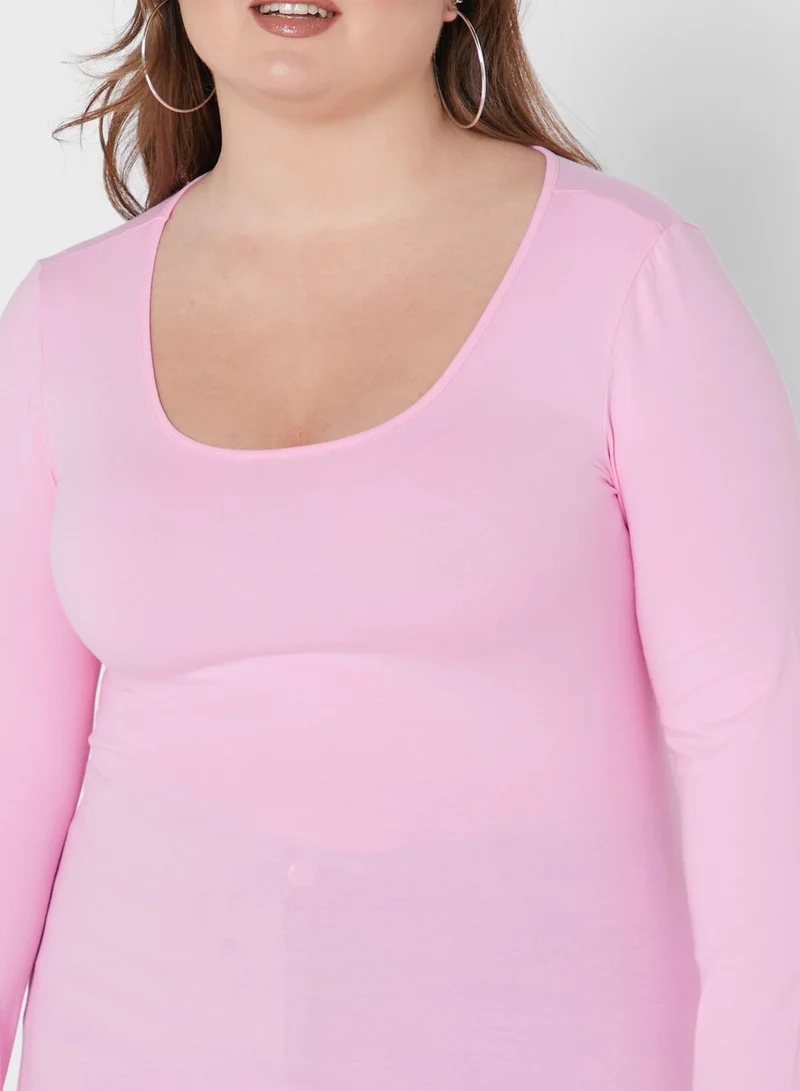 Vero Moda Curve Crew Neck Top