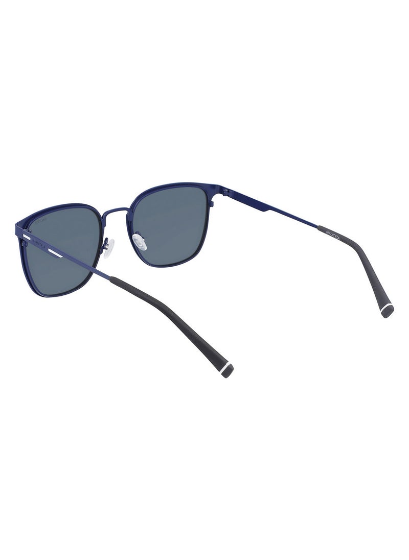 NAUTICA - حافة معدنية كاملة مربعة NAUTICA SUN N4650SP 5521 (420) لون كحلي غير لامع - Image 1