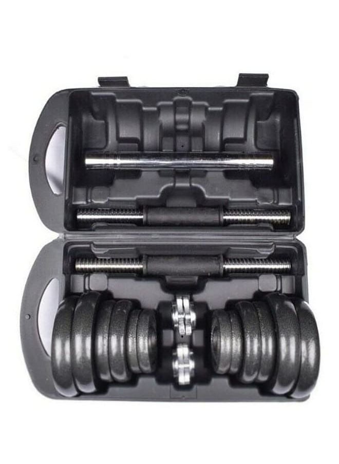 ALCOACH - Iron dumbbell set 20 kg - Image 1