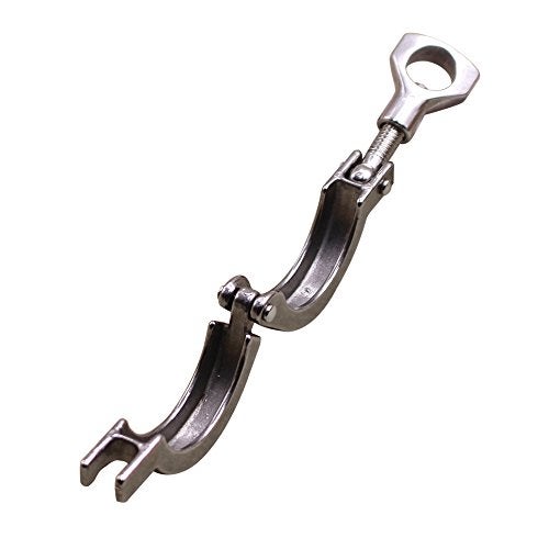 DERNORD Stainless Steel 304 Single Pin Heavy Duty Tri Clamp with Wing Nut for Ferrule TC 2'' (Pack of 5) - Image 2