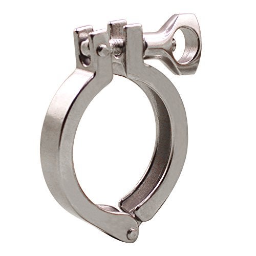 DERNORD Stainless Steel 304 Single Pin Heavy Duty Tri Clamp with Wing Nut for Ferrule TC 2'' (Pack of 5) - Image 3