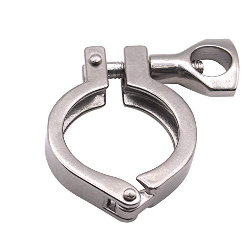 DERNORD Stainless Steel 304 Single Pin Heavy Duty Tri Clamp with Wing Nut for Ferrule TC 2'' (Pack of 5) - Image 1