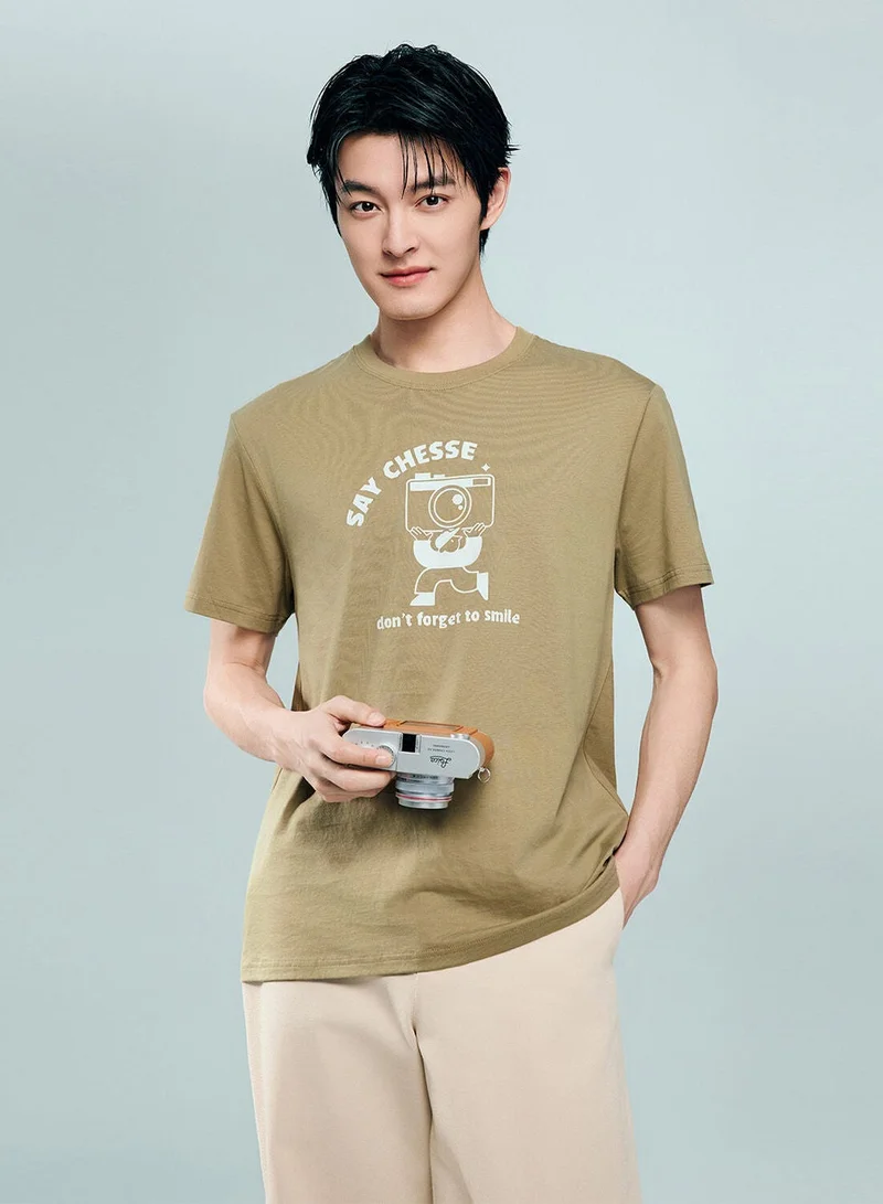 Men's Crew neck Short Sleeve Print Tee | Online Exclusive