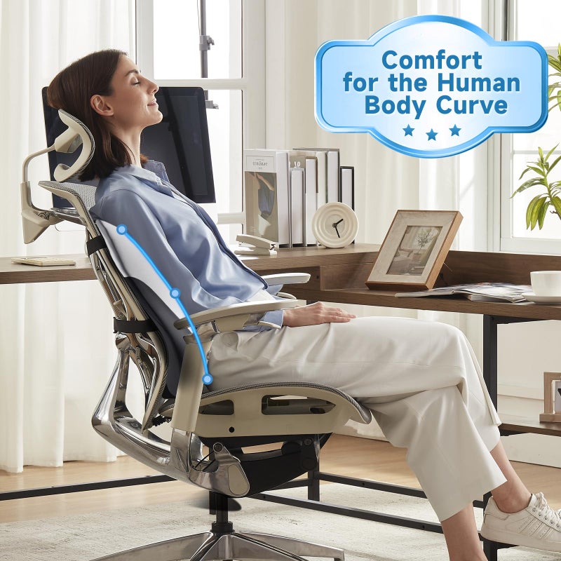 Niceeday Lumbar Support Pillow for Office Chair Car, Gaming Chair Lower Back Pain Relief Memory Foam Cushion with 3D Soft Cover Enhance Your Driving Comfort Ergonomic Orthopedic Car Back Rest,Stocking Stuffers - Image 5