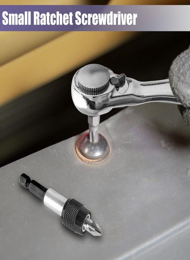 ياكاموز مجموعة مفكات براغي صغيرة 28 في 1 من ياكاموز، مفتاح براغي صغير بزاوية قائمة مع مقابس محرك 1/4 بوصة وبتات فيليبس سداسية مشقوقة من توركس، مجموعة أدوات إصلاح متعددة الوظائف للمساحات الضيقة - Image 5